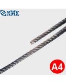 Трос 10 мм A4 DIN 3055 перетином 7x7 aisi 316